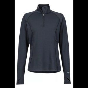 Marmot Women's Meghan 1/2-Zip Midweight Jacket, Black, Medium, NWT
